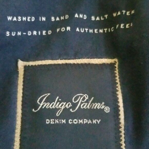 Tommy Bahama Indigo Palms cotton mens jacket size Medium - Picture 9 of 14